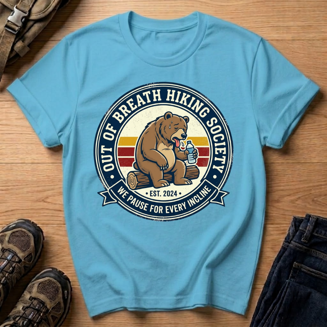 Out of Breath Hiking Society T-Shirt