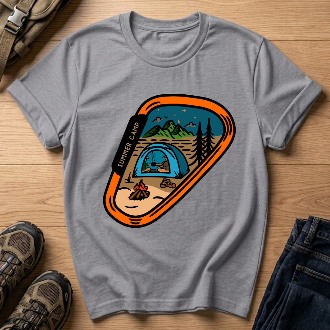 Camping Patch T‑Shirt