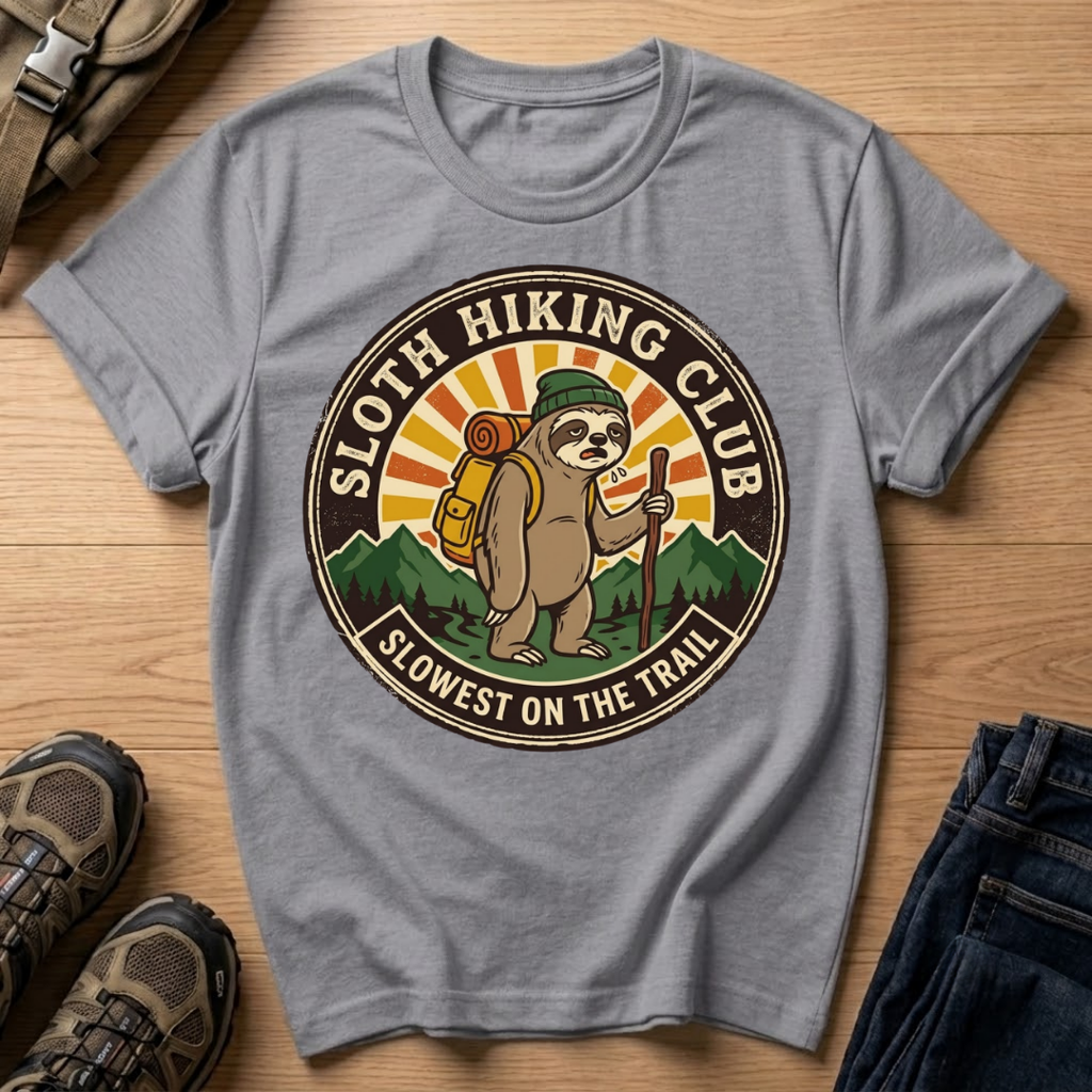 Sloth Hiking Club T-Shirt