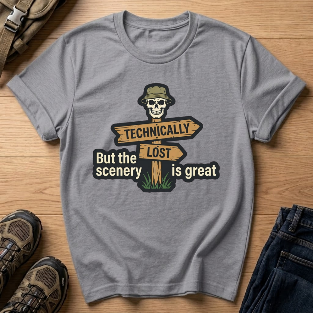 Technically Lost But the Scenery Is Great T-Shirt