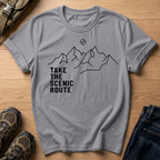 Take The Scenic Route Mountain T-Shirt