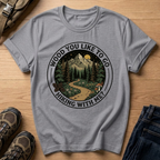 Wood You Like to Go Hiking With Me? T‑Shirt