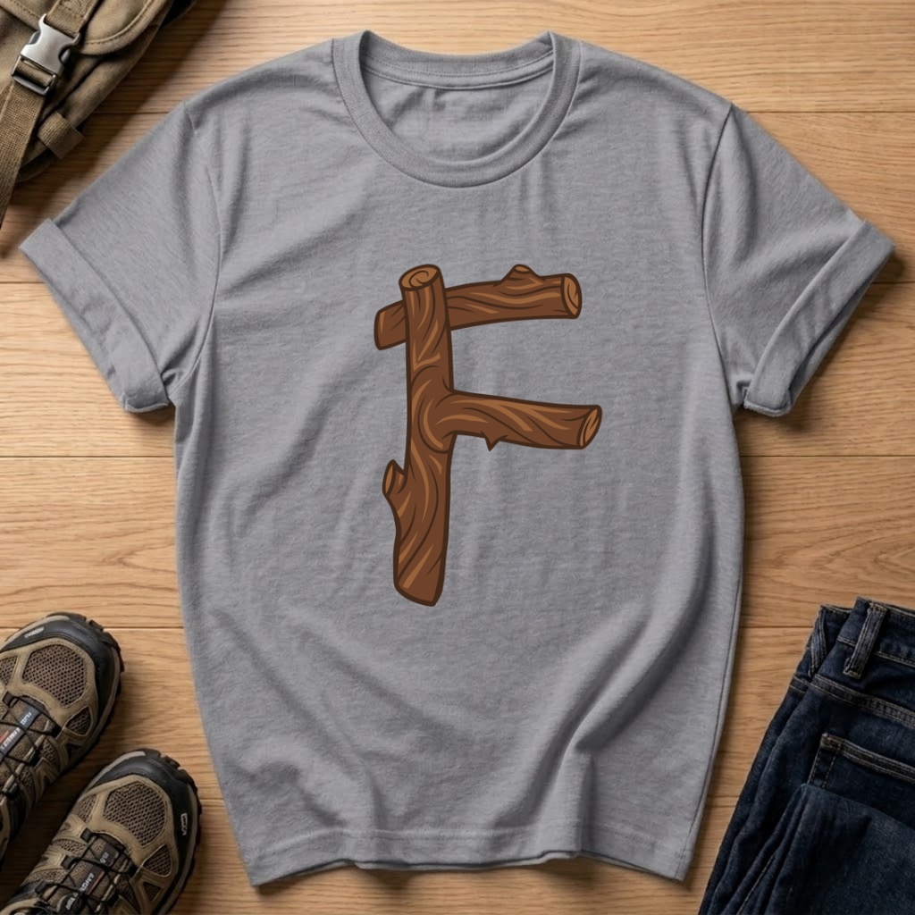 Wooden F T-Shirt