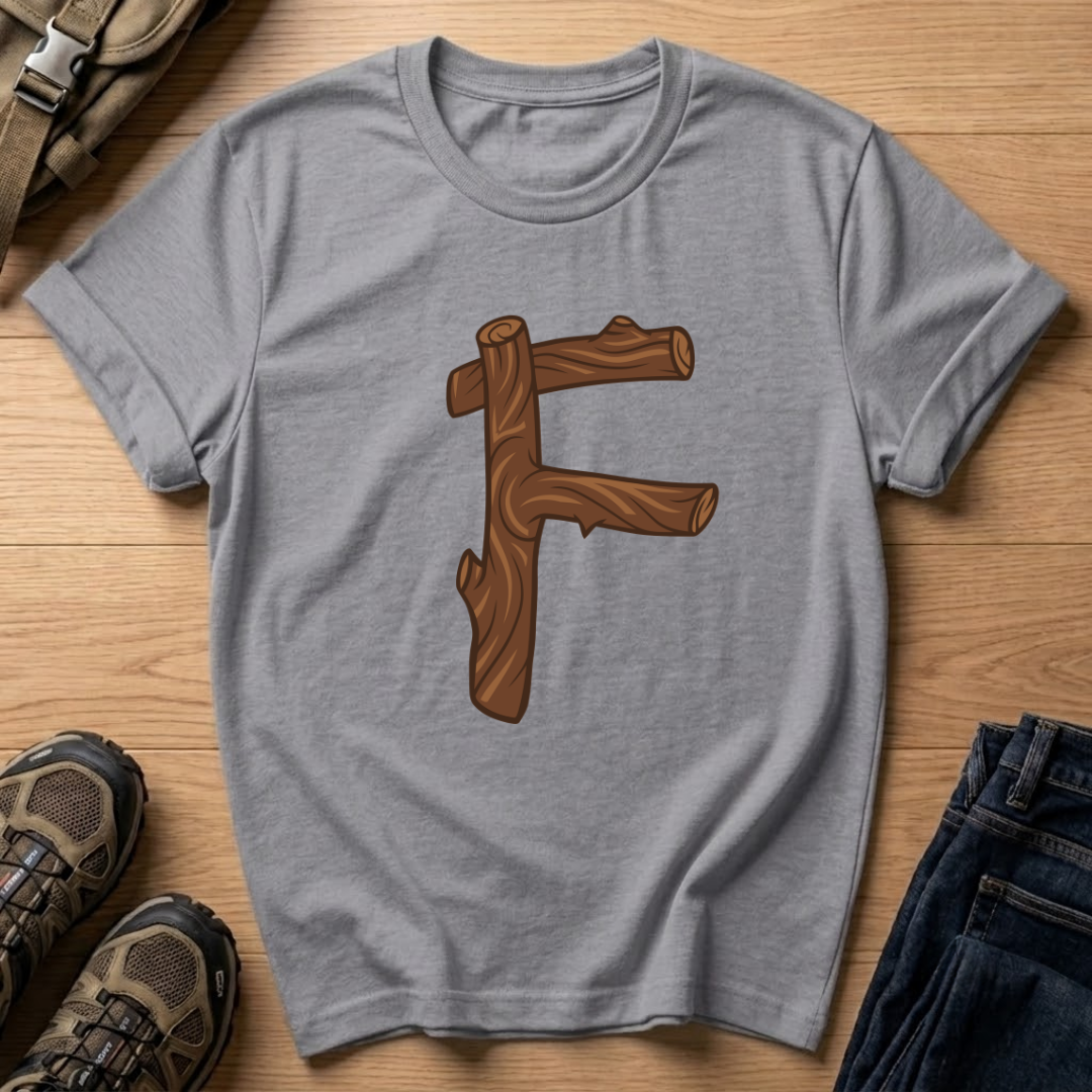 Wooden F T-Shirt