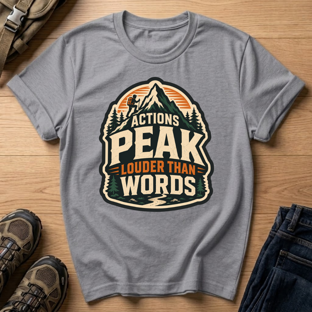 Actions Peak Louder T-Shirt