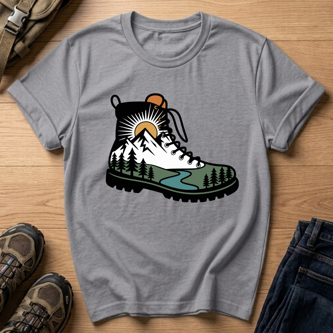 Hiking Boot Graphic T-Shirt