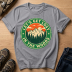 Let's Get Lost T‑Shirt — Retro Mountain Adventure Tee