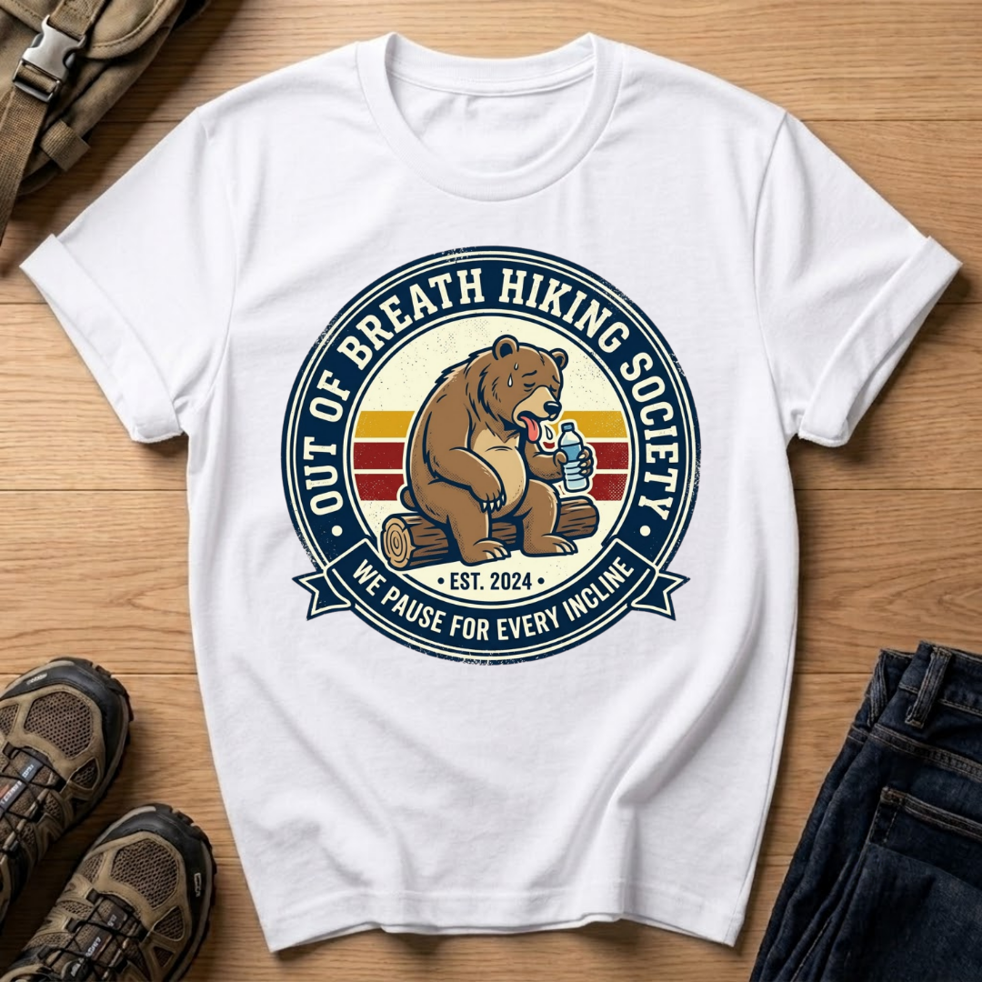 Out of Breath Hiking Society T-Shirt
