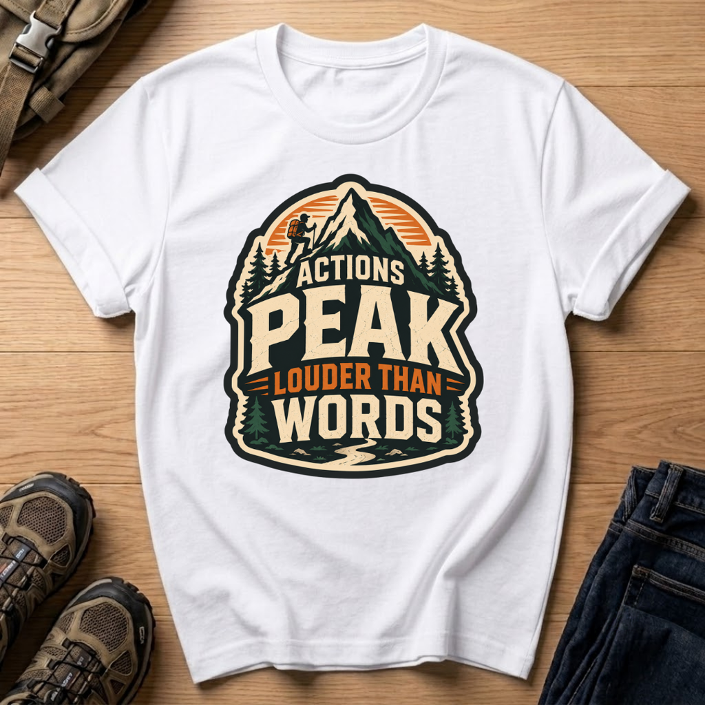Actions Peak Louder T-Shirt