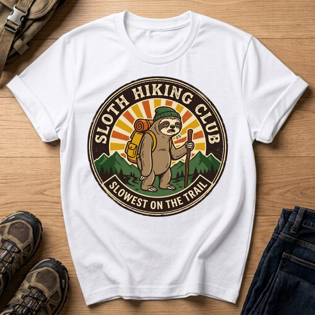 Sloth Hiking Club T-Shirt