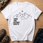 Take The Scenic Route Mountain T-Shirt