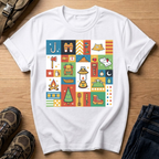 Camping Icons Graphic T-Shirt