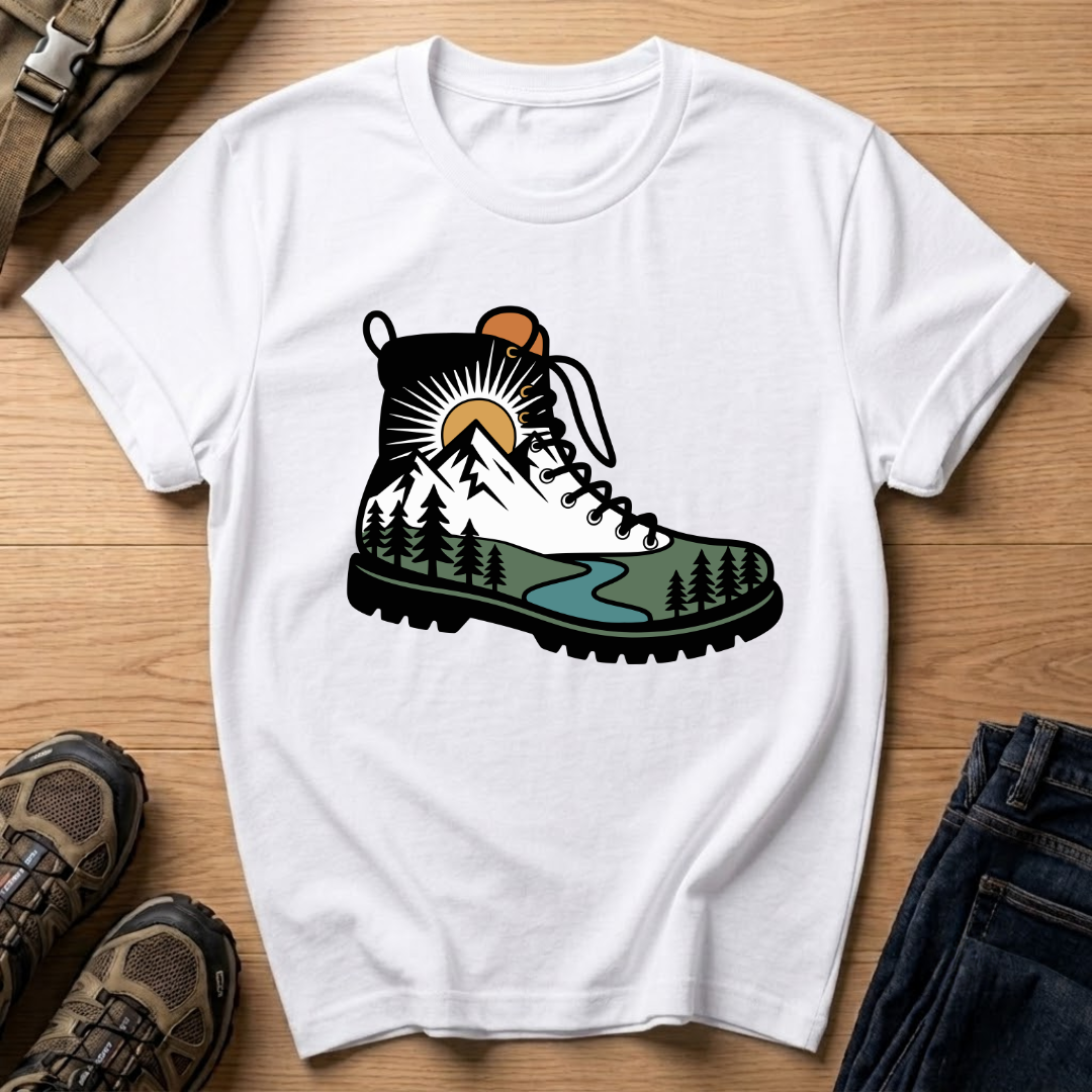 Hiking Boot Graphic T-Shirt