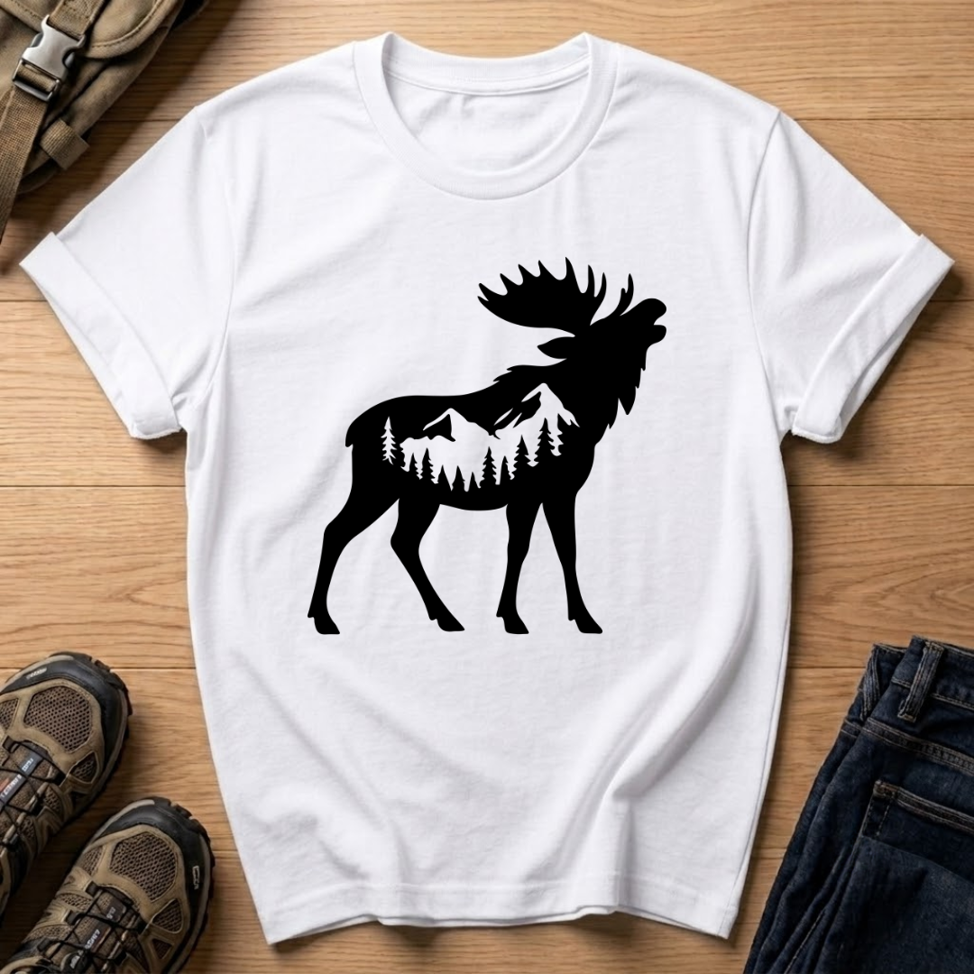 Moose Silhouette T-Shirt