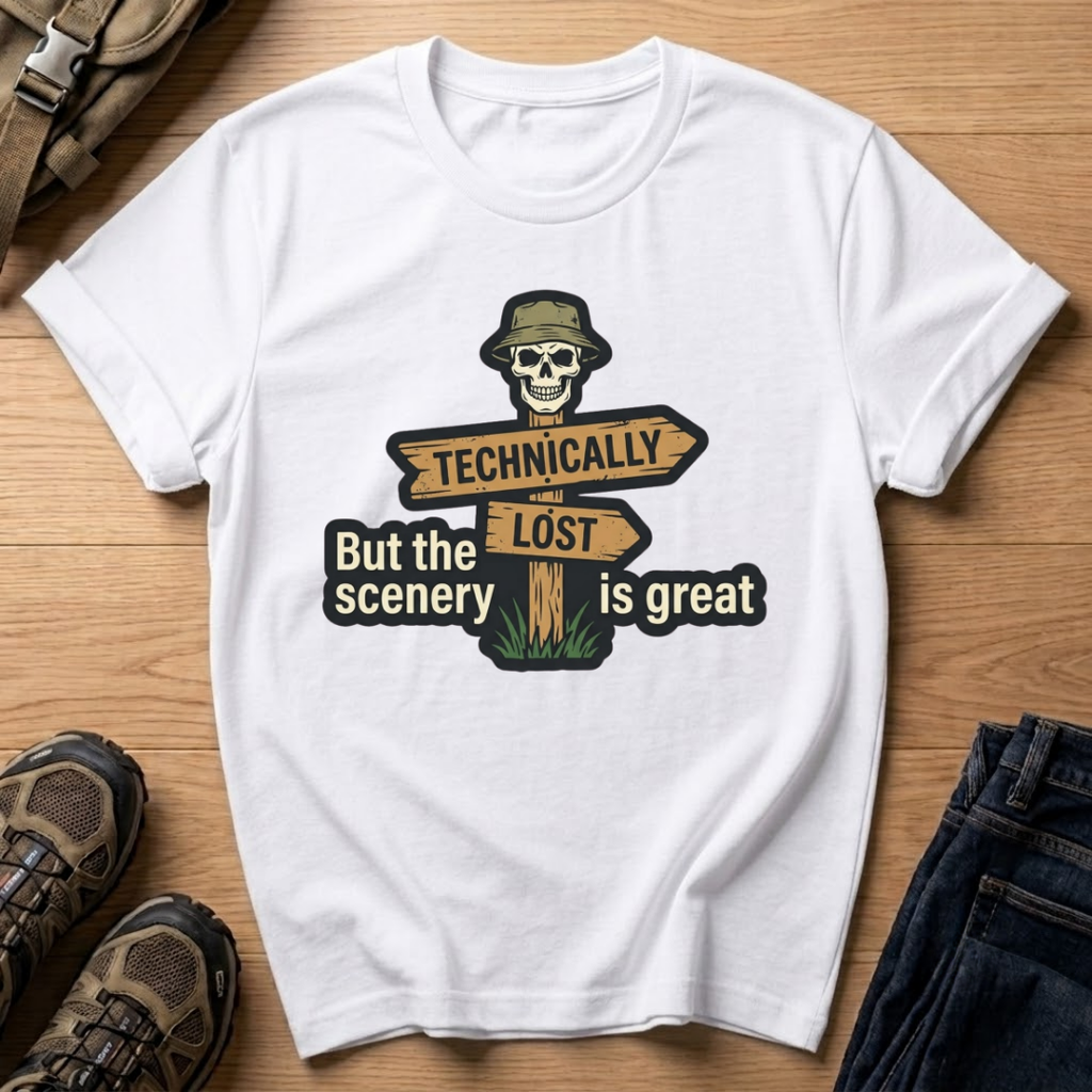 Technically Lost But the Scenery Is Great T-Shirt